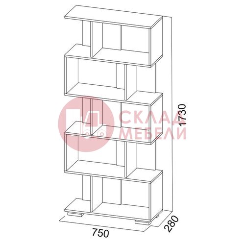  Стеллаж №3 SV-Мебель в Симферополе Крыму