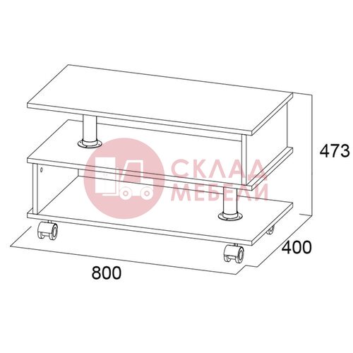  Стол журнальный №2 SV-Мебель в Симферополе Крыму