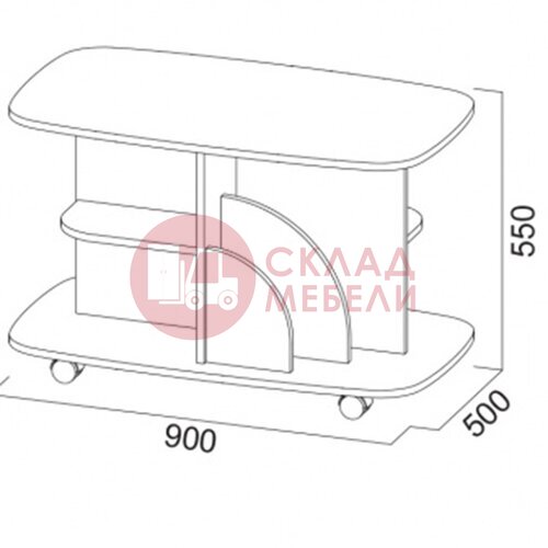  Стол журнальный №102 SV-Мебель в Симферополе Крыму