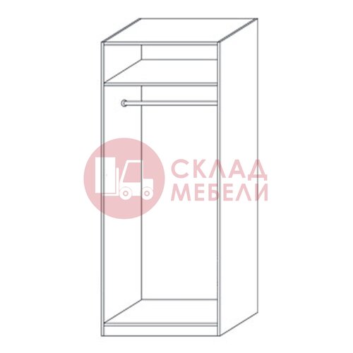  Шкаф 2Д  Афина Эра-мебель в Симферополе Крыму