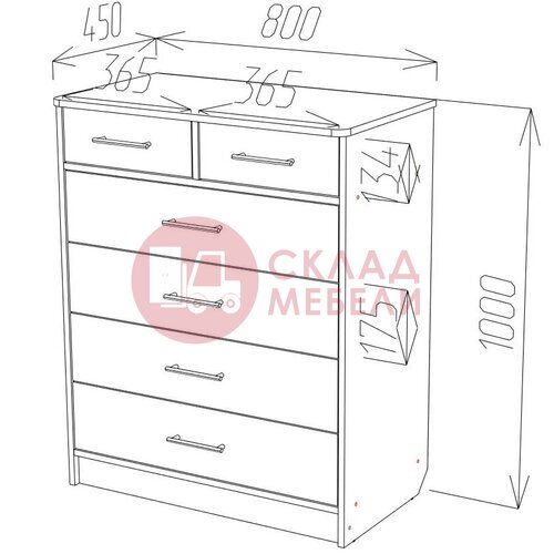  Комод №11 Пирамида в Симферополе Крыму