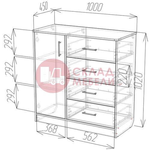  Комод №9 Пирамида в Симферополе Крыму
