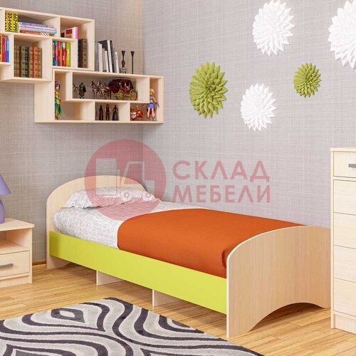  Кровать К-90/2 односпальная Пирамида в Симферополе Крыму