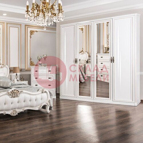  Шкаф 4ДЗ 1+2+1 Натали Эра-мебель в Симферополе Крыму