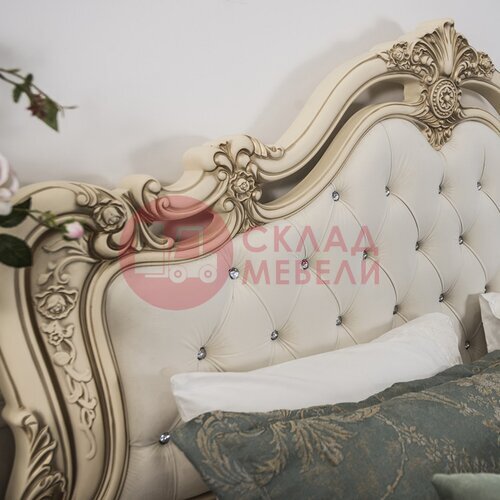  Кровать с мягким изголовьем Мона Лиза Эра-мебель в Симферополе Крыму