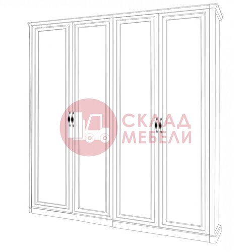  Шкаф 4Д 2+2 Натали Эра-мебель в Симферополе Крыму