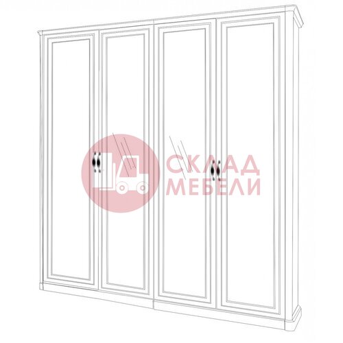  Шкаф 4ДЗ 1+2+1 Натали Эра-мебель в Симферополе Крыму