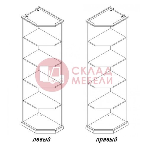  Угловое окончание Натали R/L Эра-мебель в Симферополе Крыму