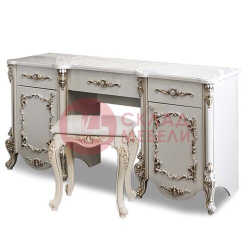  Туалетный стол+пуфик Флоренция Эра-мебель в Симферополе Крыму