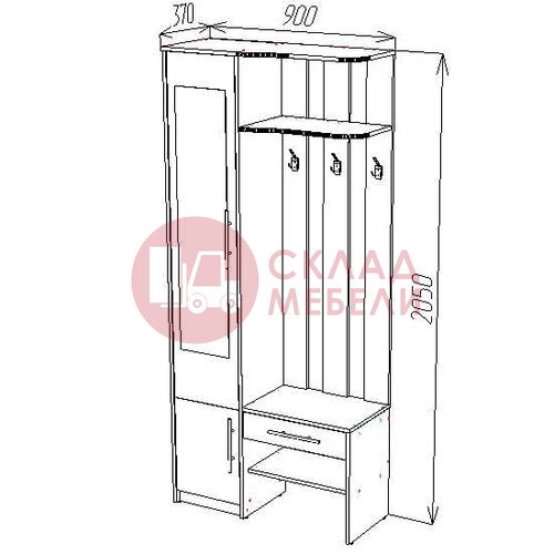  Прихожая ПР-1 Пирамида в Симферополе Крыму