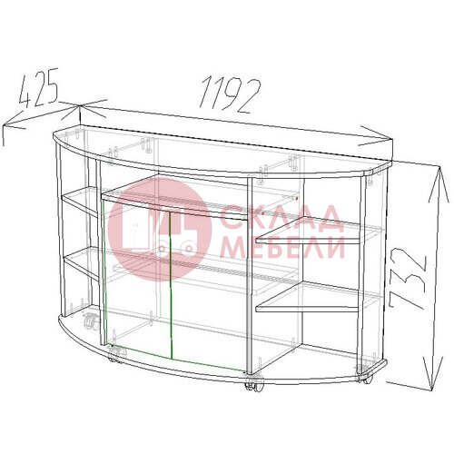  Тумба ТВ-9 под ТВ Пирамида в Симферополе Крыму