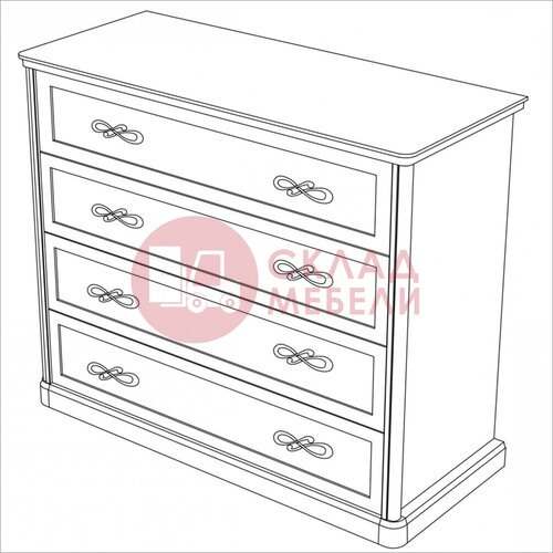  Комод широкий Мишель Эра-мебель в Симферополе Крыму