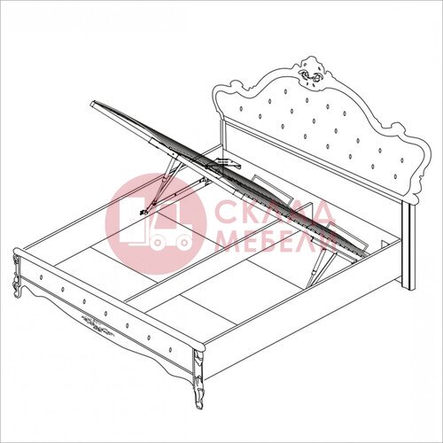  Кровать Мишель с ПМ Эра-мебель в Симферополе Крыму