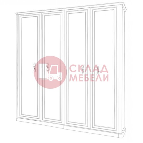  Шкаф Мишель 4Д Эра-мебель в Симферополе Крыму