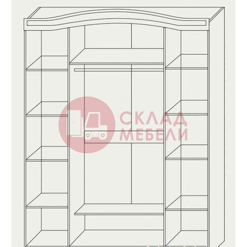  Шкаф Венера 4Д Слониммебель в Симферополе Крыму