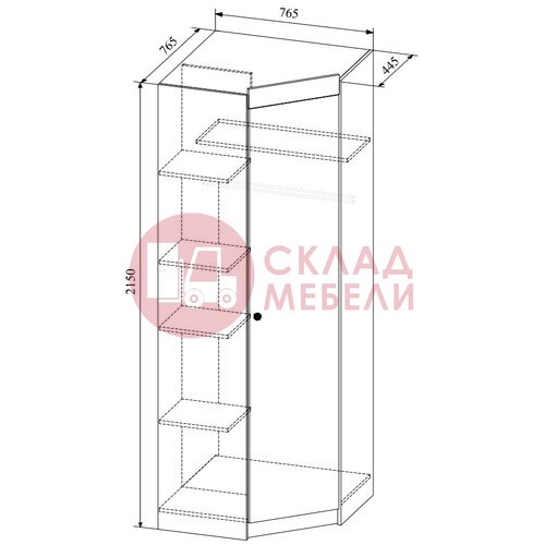  Шкаф Кi-кi угловой ДСВ в Симферополе Крыму