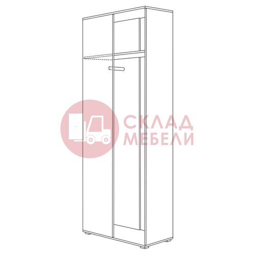  Шкаф для одежды Куба 13.137 Mobi в Симферополе Крыму