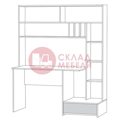  Стол письменный  Лайт 03.243 Mobi в Симферополе Крыму