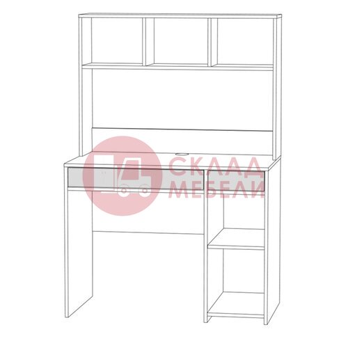  Стол письменный  Комфорт 12.77 Mobi в Симферополе Крыму