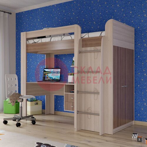  Кровать Степ двухъярусная Гранд кволити в Симферополе Крыму