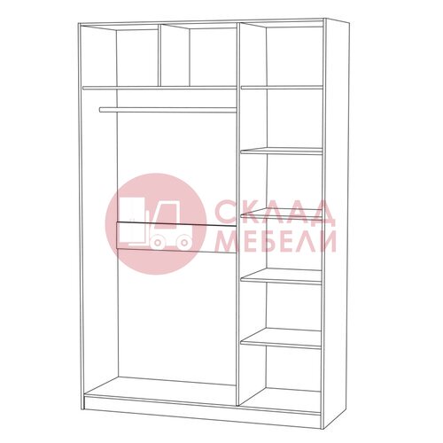  Шкаф для одежды Ливерпуль 08.45 Mobi в Симферополе Крыму