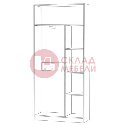  Шкаф для одежды Ливерпуль Mobi в Симферополе Крыму