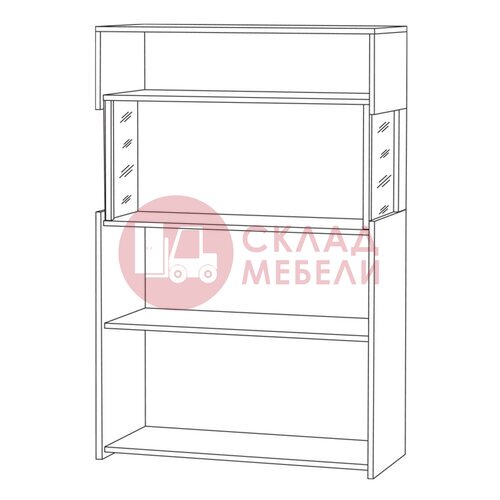  Комод с витриной Трувор Mobi в Симферополе Крыму