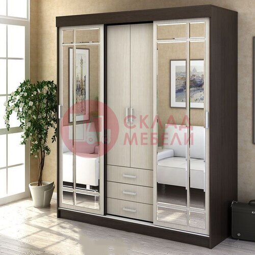  Шкаф-купе Лидер-1 СтендМебель в Симферополе Крыму