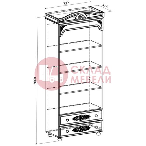  Стеллаж Ассоль Compass в Симферополе Крыму