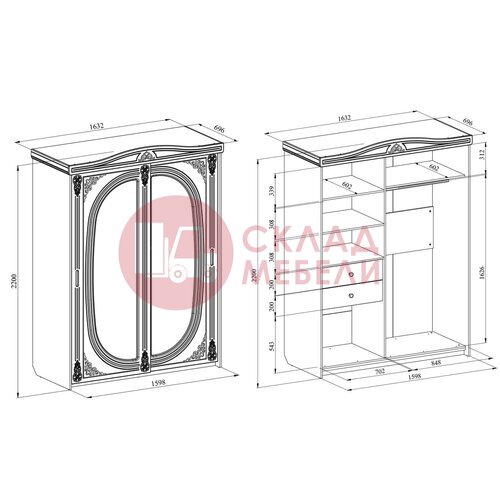  Шкаф-купе Ассоль Compass в Симферополе Крыму