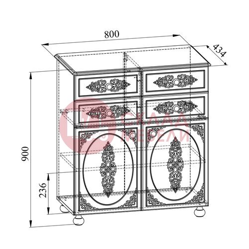  Комод Ассоль Compass в Симферополе Крыму