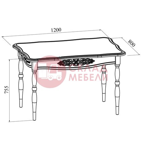  Стол кухонный Ассоль Compass в Симферополе Крыму