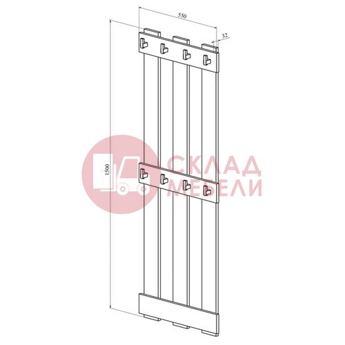  Вешалка Агата Compass в Симферополе Крыму