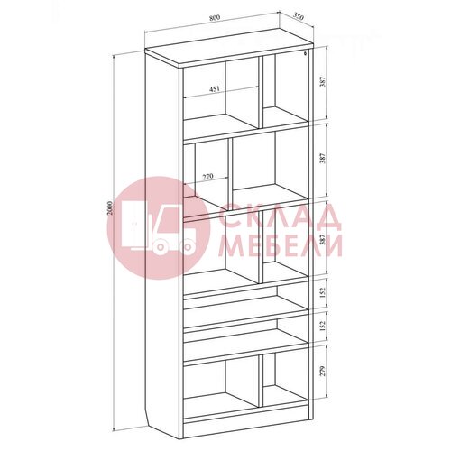  Стеллаж Виктория Compass в Симферополе Крыму