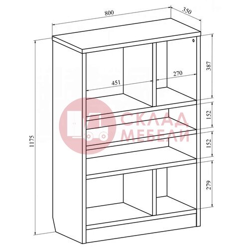 Стеллаж Виктория Compass в Симферополе Крыму