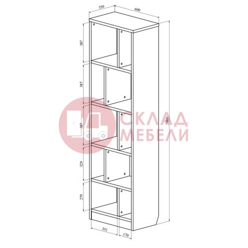  Стеллаж Виктория Compass в Симферополе Крыму