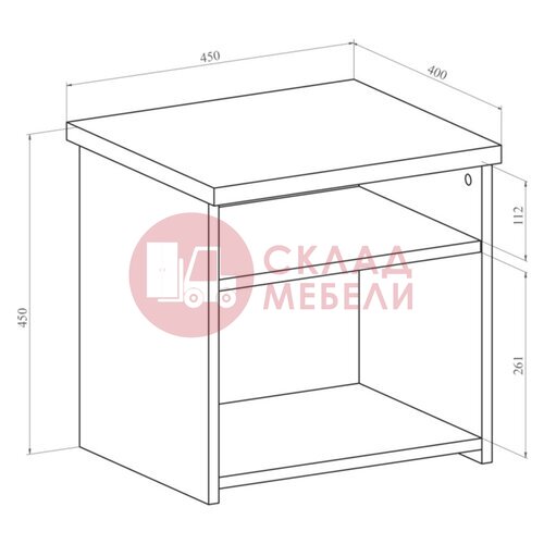  Тумба прикроватная Виктория Compass в Симферополе Крыму