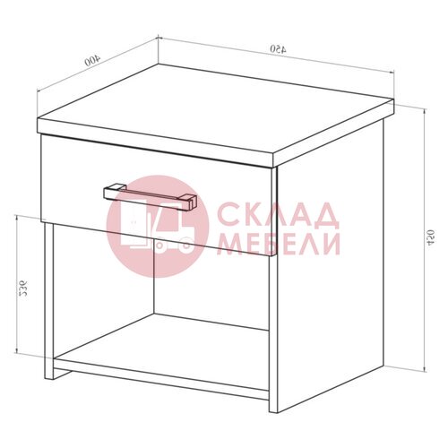  Тумба прикроватная Виктория Compass в Симферополе Крыму