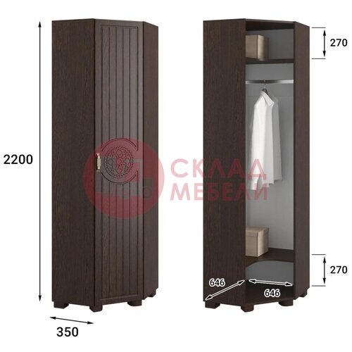  Шкаф угловой Монблан Compass в Симферополе Крыму