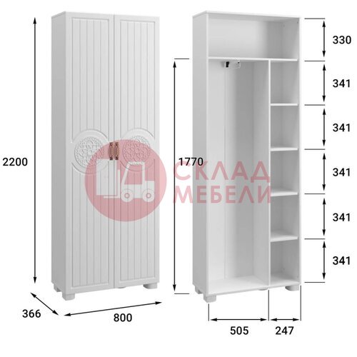  Шкаф Монблан 2ДЗ Compass в Симферополе Крыму