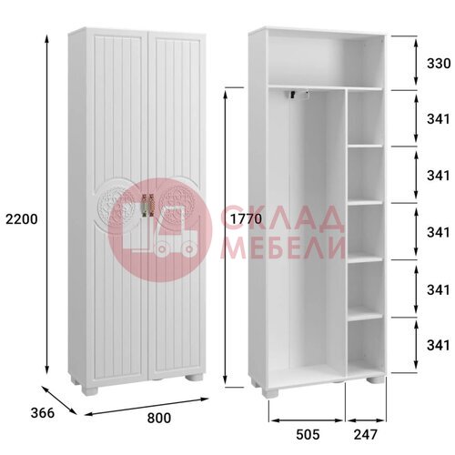  Шкаф Монблан 2Д Compass в Симферополе Крыму