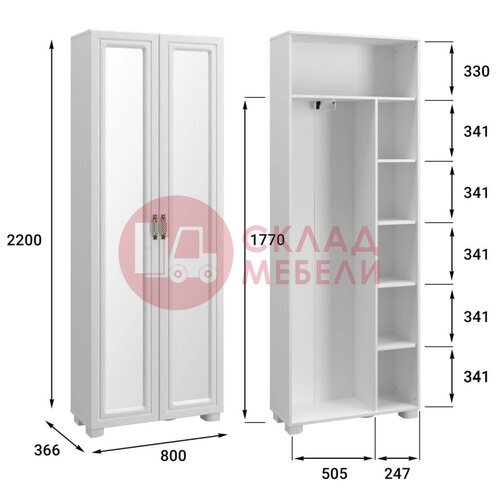  Шкаф Монблан 2ДЗ Compass в Симферополе Крыму