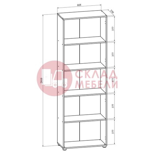  Шкаф-витрина Офис Compass в Симферополе Крыму