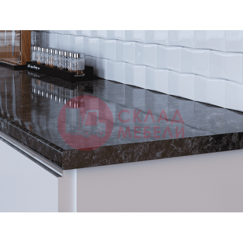  Столешница Кастилло тёмный глянец СБК в Симферополе Крыму