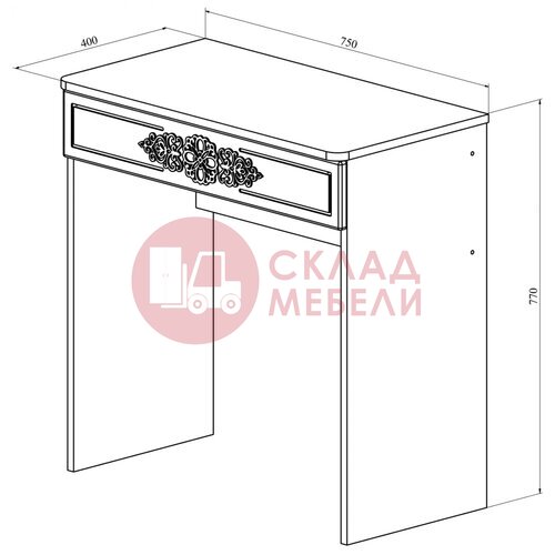  Стол туалетный ТС-15 Compass в Симферополе Крыму