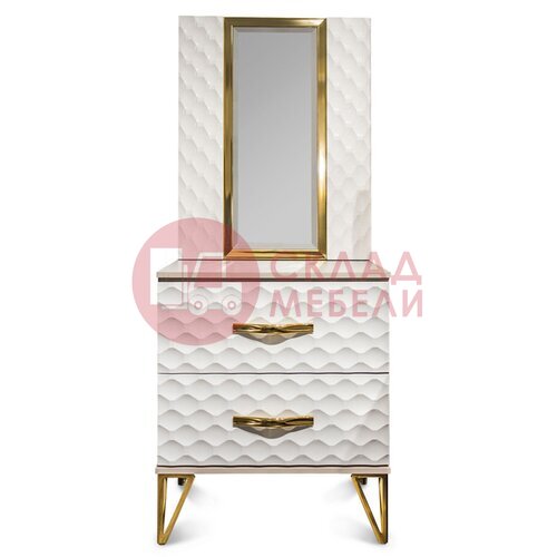  Тумба прикроватная с зеркалом Лара Эра-мебель в Симферополе Крыму