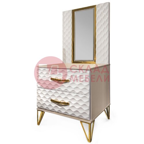  Тумба прикроватная с зеркалом Лара Эра-мебель в Симферополе Крыму