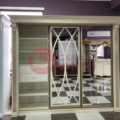  Шкаф-купе Классик Овал 3Д МэриМебель в Симферополе Крыму