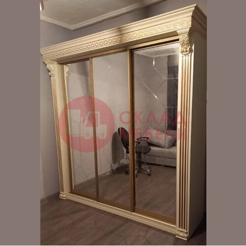  Шкаф-купе Классик Геометрия 3Д МэриМебель в Симферополе Крыму