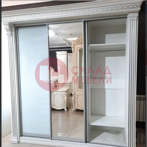  Шкаф-купе Классик Лакобель 3Д МэриМебель в Симферополе Крыму